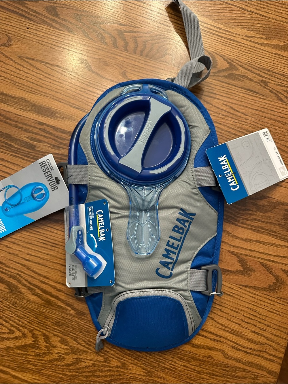 CamelBak Blue and Gray Hydration Reservoir with Tube